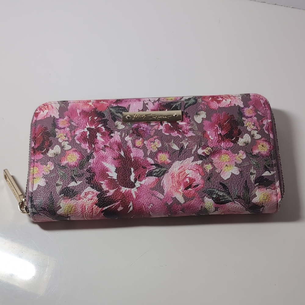 Betsy Johnson Floral Pink Wallet